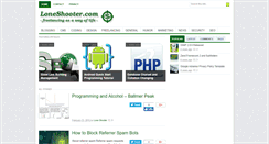 Desktop Screenshot of loneshooter.com